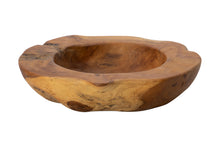 Teak Root Live Edge Decorative Bowl (H)