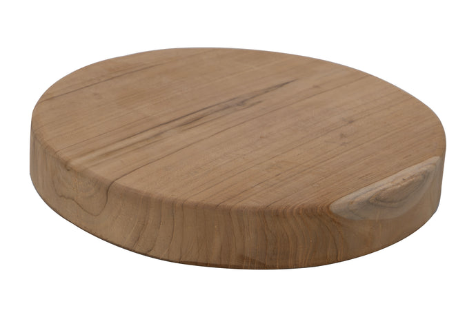 Teak Round Block Cutting & Serving Board (X)