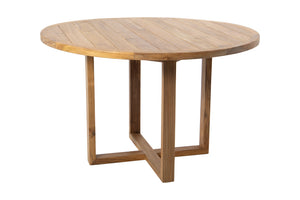 Venice 60" Round Teak Outdoor Dining Table