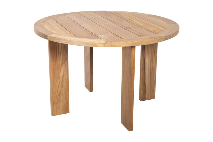 Pacific Round Teak Outdoor Dining Table - 3 Sizes