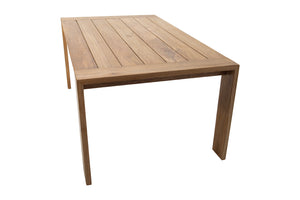 Pacific Rectangular Teak Outdoor Dining Table - 5 Sizes