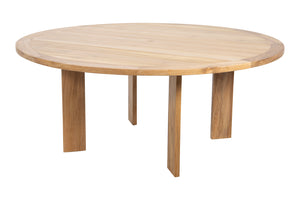 Pacific Round Teak Outdoor Dining Table - 3 Sizes