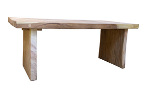 Munggur Wood Natural Slab Live Edge Dining Table