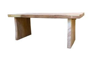 Munggur Wood Natural Slab Live Edge Dining Table