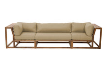 Laguna Teak Large Deluxe Outdoor Sofa. Sunbrella Cushion