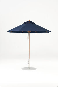 Frankford 854FM 9' Monterey Pulley Lift Fiberglass Market Umbrella