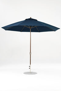 Frankford 864FMC 11' Monterey Crank Lift Fiberglass Market Umbrella- No Tilt