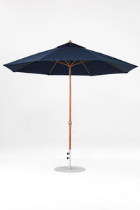 Frankford 864FMC 11' Monterey Crank Lift Fiberglass Market Umbrella- No Tilt