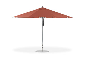 Frankford 880CAM 13' G-Series Greenwich Pulley Lift Giant Aluminum Market Umbrella