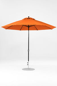 Frankford 864FMC 11' Monterey Crank Lift Fiberglass Market Umbrella- No Tilt