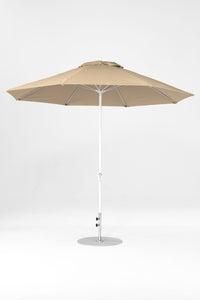 Frankford 864FMC 11' Monterey Crank Lift Fiberglass Market Umbrella- No Tilt