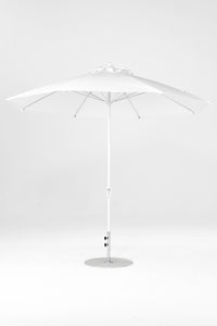 Frankford 864FMC 11' Monterey Crank Lift Fiberglass Market Umbrella- No Tilt