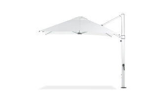 Frankford 877ARU 9' x 9' Aurora Aluminum Crank Lift Cantilever Outdoor Market Umbrella