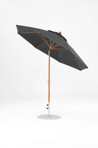 Frankford 854FMA 9' Monterey Crank Lift Auto Tilt Fiberglass Market Umbrella