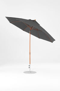 Frankford 864FMA 11' Monterey Crank Lift Auto Tilt Fiberglass Market Umbrella