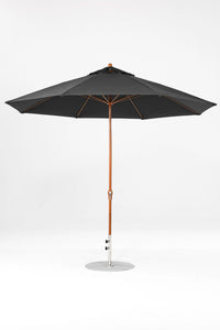 Frankford 864FMC 11' Monterey Crank Lift Fiberglass Market Umbrella- No Tilt