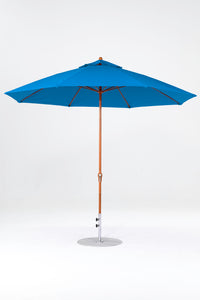 Frankford 864FMC 11' Monterey Crank Lift Fiberglass Market Umbrella- No Tilt