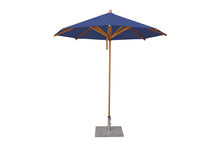 Bambrella 8.5' Round Levante Bamboo Pulley Lift No Tilt Umbrella