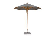 Bambrella 8.5' Round Levante Bamboo Pulley Lift No Tilt Umbrella