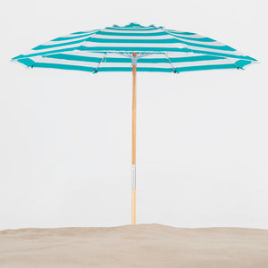 Frankford 844FWB 7.5' Avalon Manual Lift Hexagon Beach Umbrella