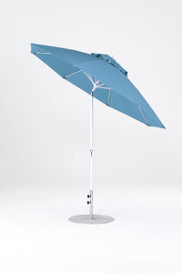 Frankford 854FMA 9' Monterey Crank Lift Auto Tilt Fiberglass Market Umbrella