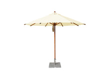 Bambrella 10' Round Levante Bamboo Pulley Lift No Tilt Umbrella