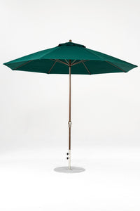 Frankford 864FMC 11' Monterey Crank Lift Fiberglass Market Umbrella- No Tilt