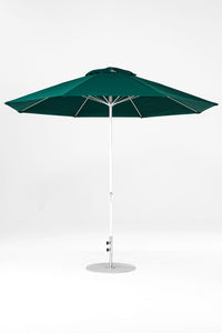 Frankford 864FMC 11' Monterey Crank Lift Fiberglass Market Umbrella- No Tilt