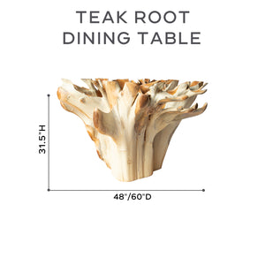 Teak Root Dining Table