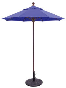 Galtech 715 6' Commercial Manual Lift Outdoor Market Umbrella