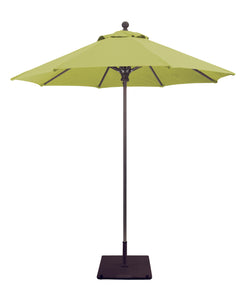 Galtech 722 7.5' Deluxe Commercial Manual Lift Outdoor Market Umbrella