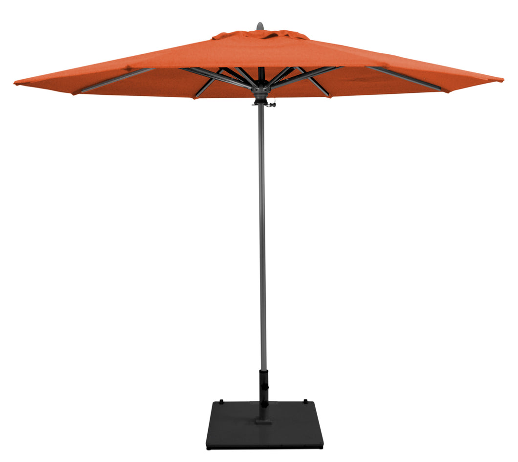 Galtech 732 9' Deluxe Commercial Manual Lift Outdoor Market Umbrella