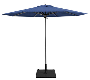 Galtech 732 9' Deluxe Commercial Manual Lift Outdoor Market Umbrella