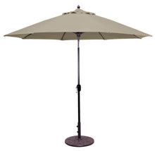 Galtech 736 9' Standard Auto Tilt Outdoor Market Umbrella