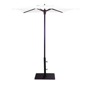 Galtech 762 6' x 6' Deluxe Commercial Manual Lift Outdoor Market Umbrella