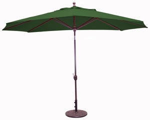 Galtech 779 8'x11' Oval Aluminum Outdoor Market Umbrella with Deluxe Auto Tilt