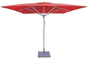 Galtech 792 10' x 10' Deluxe Commercial Four Pulley Lift Outdoor Market Umbrella