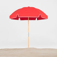 Frankford 639FWB 6.5' Avalon Manual Lift Hexagon Beach Umbrella with Valance