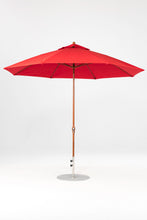 Frankford 864FMC 11' Monterey Crank Lift Fiberglass Market Umbrella- No Tilt