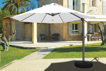 Galtech 887 11' Lift and Tilt Aluminum Outdoor Cantilever Umbrella