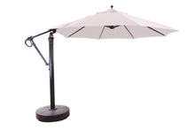 Galtech 887 11' Lift and Tilt Aluminum Outdoor Cantilever Umbrella