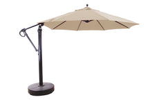 Galtech 887 11' Lift and Tilt Aluminum Outdoor Cantilever Umbrella