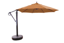 Galtech 887 11' Lift and Tilt Aluminum Outdoor Cantilever Umbrella