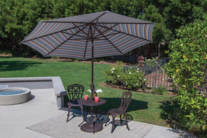Treasure Garden Glide Tilt 7.5' Octagonal Aluminum Market Patio Umbrella