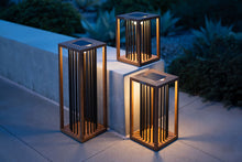 Les Jardins Akin Outdoor Solar LED Lantern