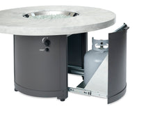 Outdoor Greatroom BC-20-MNB Beacon Round Gas Fire Pit Table