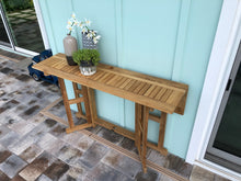 Royal Teak Outdoor Drop Leaf Bar Table