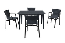 5 pc EMU Breeze Dining Set with Plus4 47"/67" Steel Extension Table