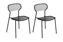 EMU Apero Stackable Steel Dining Side Chair Set