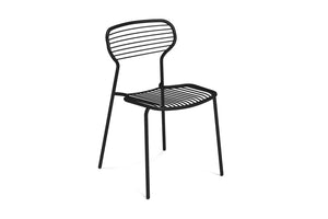 EMU Apero Stackable Steel Dining Side Chair Set